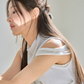 Slimpin ponytail) Half-Up spiky hair clip