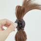 Slimpin ponytail) Half-Up spiky hair clip