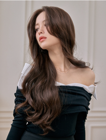 *Handmade* Full Wig) Loose Perm Long Wave Ariana