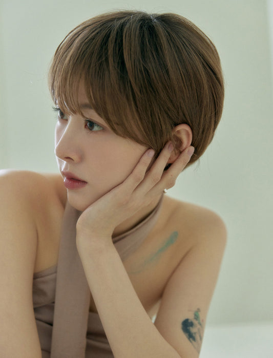 Full Wig) Volume Boyish Cut Tonya